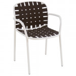 fauteuil yard emu blanc marron