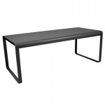 table bellevie fermob carbone