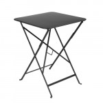 table pliante bistro 57x57cm fermob carbone