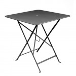 table pliante bistro 71x71cm fermob carbone