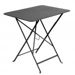 table pliante bistro 77x57cm fermob carbone
