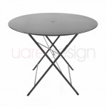 table pliante bistro 96 fermob carbone