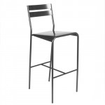 tabouret de bar facto fermob carbone