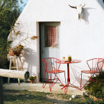 Flower Gueridon Design Fermob Noir