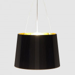 Gè Suspension Design Kartell Noir Doré