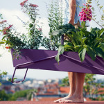 jardiniere basket long fermob blanc