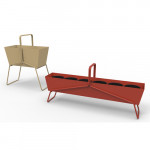 jardiniere basket long fermob muscade