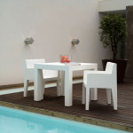 Jut Mesa 90 Vondom table haute Design