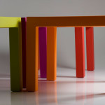 Jut Mesa 90 Vondom table haute Design