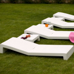 Jut tumbona Vondom bain de soleil design