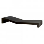 Jut tumbona Vondom bain de soleil design noir