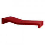 Jut tumbona Vondom bain de soleil design rouge