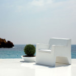 fauteuil jut vondom prune