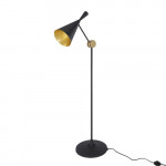 lampadaire beat light tom dixon noir laiton