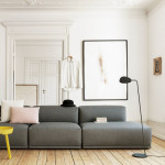lampadaire leaf muuto noir