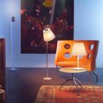 lampadaire melampo terra artemide aluminium