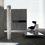 lampadaire tress grande led foscarini noir