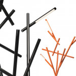 lampadaire tuareg foscarini noir