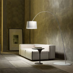 lampadaire twiggy led foscarini noir