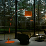 lampadaire twiggy led foscarini noir