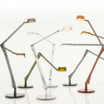 lampe poser aledin dec kartell transparent