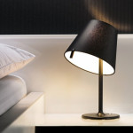 lamper poser melampo artemide bronze