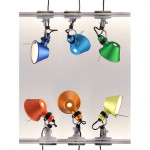 lampe pince tolomeo micro pinza artemide orange