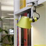 lampe pince tolomeo micro pinza artemide orange
