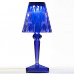 lampe poser battery kartell bleu