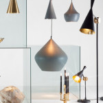 lampe poser beat light tom dixon noir laiton