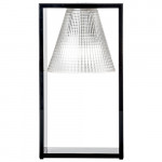 lampe poser light air sculptee kartell cristal noir