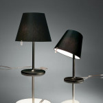 lamper poser melampo artemide bronze