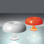 lampe poser nessino artemide orange 