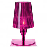 lampe poser take kartell rose