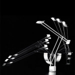 lampe poser tizio led artemide noir