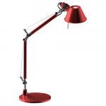 lampe poser tolomeo micro artemide rouge