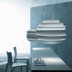 le soleil foscarini suspension design blanc