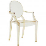 Louis Ghost Fauteuil Design Kartell Jaune 