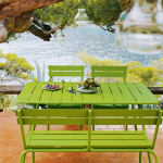 Luxembourg Banc 2/3 Places Design Fermob Blanc Coton