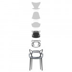 chaise masters kartell