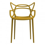 chaise masters kartell moutarde