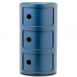 meuble componibili 3 elements kartell bleu
