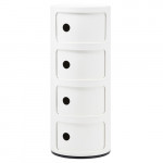 meuble componibili 4 elements kartell blanc