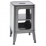 meuble tabouret 500 tolix acier brut