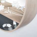 miroir console 125 drugeot labo blanc