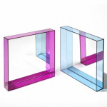 miroir only me 50 kartell blanc