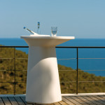 Moma High Table Outdoor Vondom Blanc