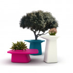 Moma Table Medium Outdoor Vondom Blanc