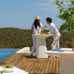 Moma High Table Outdoor Vondom Blanc