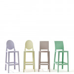 one more kartell tabouret h75 blanc